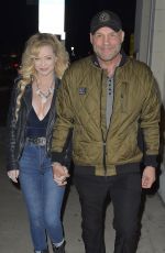 MINDY ROBINSON on a Date Night at Catch in West Hollywood 02/21/2023