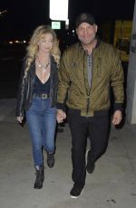 MINDY ROBINSON on a Date Night at Catch in West Hollywood 02/21/2023