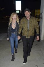 MINDY ROBINSON on a Date Night at Catch in West Hollywood 02/21/2023