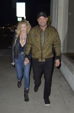 MINDY ROBINSON on a Date Night at Catch in West Hollywood 02/21/2023