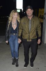 MINDY ROBINSON on a Date Night at Catch in West Hollywood 02/21/2023