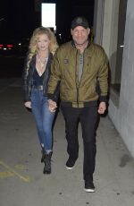 MINDY ROBINSON on a Date Night at Catch in West Hollywood 02/21/2023