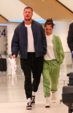 MINKA KELLY and Dan Reynolds at LAX Airport in Los Angeles 02/18/2023