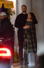 MINKA KELLY and Dan Reynolds Out for Dinner in Los Angeles 02/23/2023