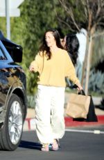 MINKA KELLY Picking Up Her Dog from a Friend