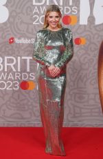 MOLLIE KING at Brit Awards 2023 at O2 Arena in London 02/11/2023