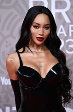MUNROE BERGDORF at Brit Awards 2023 at O2 Arena in London 02/11/2023