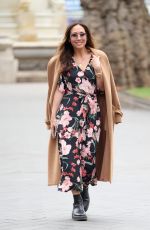 MYLEENE KLASS Arrives at Global Radio Studios in London 02/17/2023