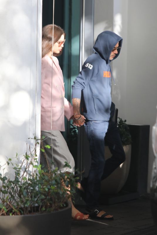NADIA FERREIRA and Marc Anthony Leaves Setai Hotel in Miami Beach 01/30/2023