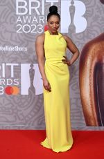 NAOMI ACKIE at Brit Awards 2023 at O2 Arena in London 02/11/2023