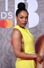 NAOMI ACKIE at Brit Awards 2023 at O2 Arena in London 02/11/2023