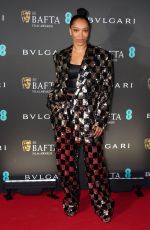 NAOMI ACKIE at EE Bafta Film Awards 2023 Nominees Party in London 02/18/2023