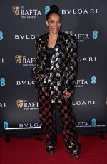 NAOMI ACKIE at EE Bafta Film Awards 2023 Nominees Party in London 02/18/2023