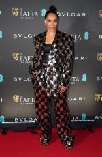 NAOMI ACKIE at EE Bafta Film Awards 2023 Nominees Party in London 02/18/2023