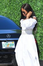 NAOMI CAMPBELL Arrives at a JPMorgan Chase Event in Miami Beach 02/09/2023