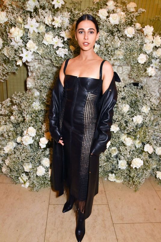 NAOMI SCOTT at British Vogue and Tiffany & Co. Fashion and Film Party in London 02/19/2023