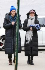 NATALIA DYER Out with a Friend in New York 02/25/2023