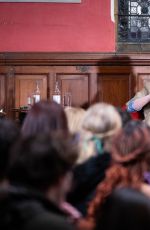 NATALIE DORMER Holding Talks at Oxford Union in Oxford 02/01/2023