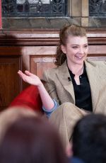 NATALIE DORMER Holding Talks at Oxford Union in Oxford 02/01/2023