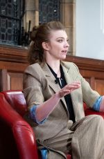 NATALIE DORMER Holding Talks at Oxford Union in Oxford 02/01/2023
