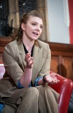 NATALIE DORMER Holding Talks at Oxford Union in Oxford 02/01/2023