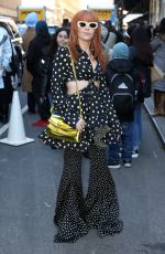 NATASHA LYONNE Arrives at Proenza Schouler Fashion Show at NYFW in New York 02/11/2023