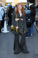 NATASHA LYONNE Arrives at Proenza Schouler Fashion Show at NYFW in New York 02/11/2023