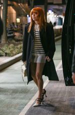 NATASHA LYONNE Leaves Watch What Happens Live in New York 02/08/2023