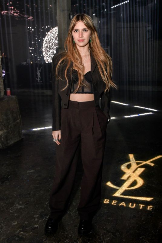 NELL TIGER FREE at YSL Beaute - Black Opium Event in London 02/07/2023