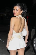 NESSA BARRETT Leaves Pre-Grammys Party at The Hollywood Athletic Club in Los Angeles 02/02/2023