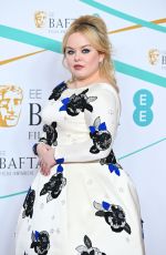 NICOLA COUGHLAN at EE Bafta Film Awards 2023 in London 02/19/2023