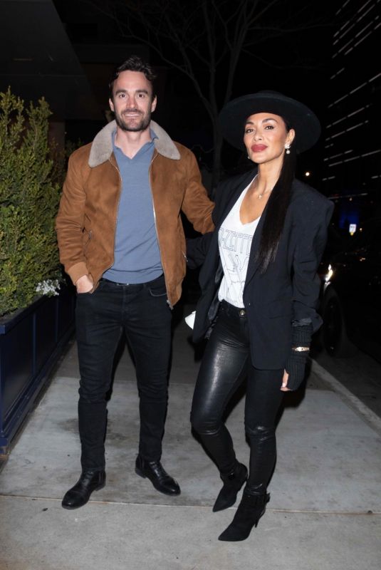 NICOLE SCHERZINGER and Thom Evans at New Hudson House in Los Angeles 02/16/2023