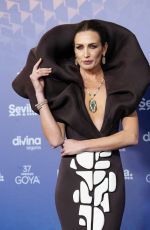 NIEVES ALVAREZ at Goya Awards 2023 in Seville 02/11/2023