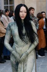 NOAH CYRUS Arrives at Weinsanto Fashion Show in Paris 02/27/2023
