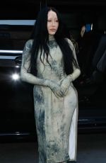 NOAH CYRUS Arrives at Weinsanto Fashion Show in Paris 02/27/2023