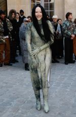 NOAH CYRUS Arrives at Weinsanto Fashion Show in Paris 02/27/2023