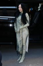 NOAH CYRUS Arrives at Weinsanto Fashion Show in Paris 02/27/2023
