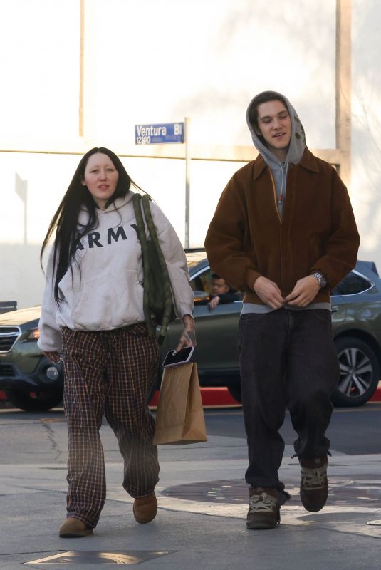 NOAH CYRUS Shopping at Paper Source with a Friend in Los Angeles 02/17/2023