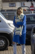 OLIVIA ATTWOOD Filming at Vibez in Aylesford 02/13/2023