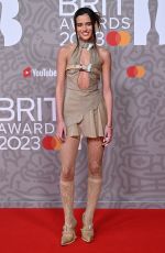 OLIVIA NEILL at Brit Awards 2023 at O2 Arena in London 02/11/2023