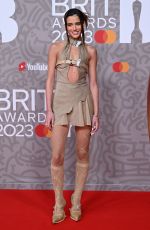 OLIVIA NEILL at Brit Awards 2023 at O2 Arena in London 02/11/2023