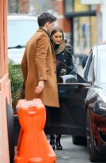 OLIVIA PALERMO Leaves Ambroeus Restaurant in New York 02/09/2023