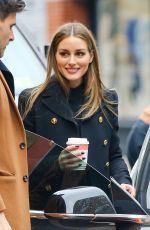 OLIVIA PALERMO Leaves Ambroeus Restaurant in New York 02/09/2023
