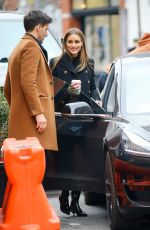 OLIVIA PALERMO Leaves Ambroeus Restaurant in New York 02/09/2023