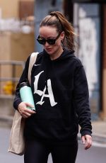 OLIVIA WILDE Arrives at Tracy Anderson Gym in Studio City 02/23/2023