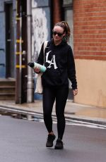OLIVIA WILDE Arrives at Tracy Anderson Gym in Studio City 02/23/2023