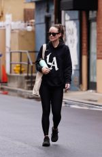 OLIVIA WILDE Arrives at Tracy Anderson Gym in Studio City 02/23/2023