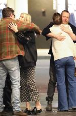OLIVIA WILDE Chatting with Close Friends at E Baldi Restaurant in Beverly Hills 02/01/2023