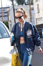 OLIVIA WILDE Heading to a Gym in Los Angeles 02/04/2023