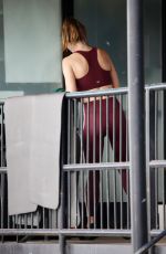OLIVIA WILDE in Tights Leaves a Gym in Los Angeles 02/15/2023